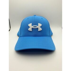Under Armour Blitzing Adjustable Hat Mens OSFM Blue Sport Cap Sample